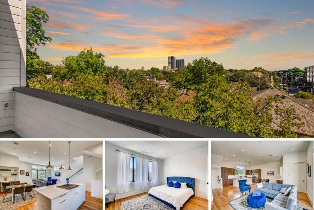 4 Story Home Mins To Downtown Houston With City Views Екстер'єр фото